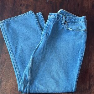 Old Navy Blue Straight Leg Jeans Classic Fit